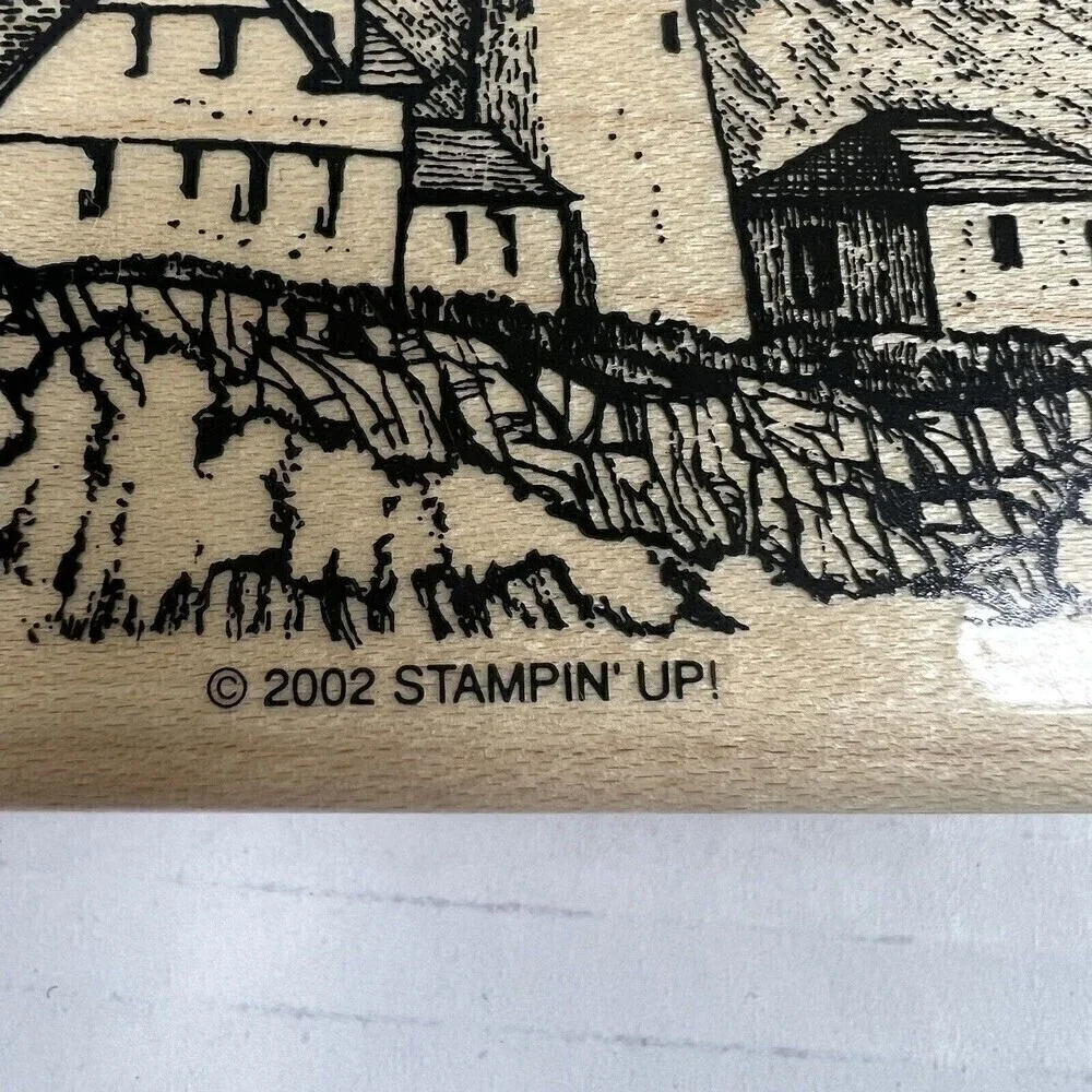 Vintage Stampin Up Coastal Lighthouse Rubber Stamp- Nautical, Ocean, Ship, Maine